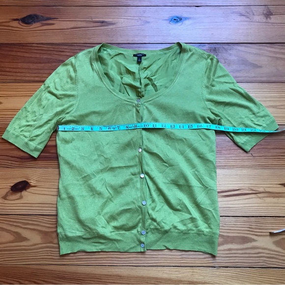 London Times Multi-Colored Tiered Dress and Talbots Green Cardigan, EUC, 10/L - Picture 14 of 16